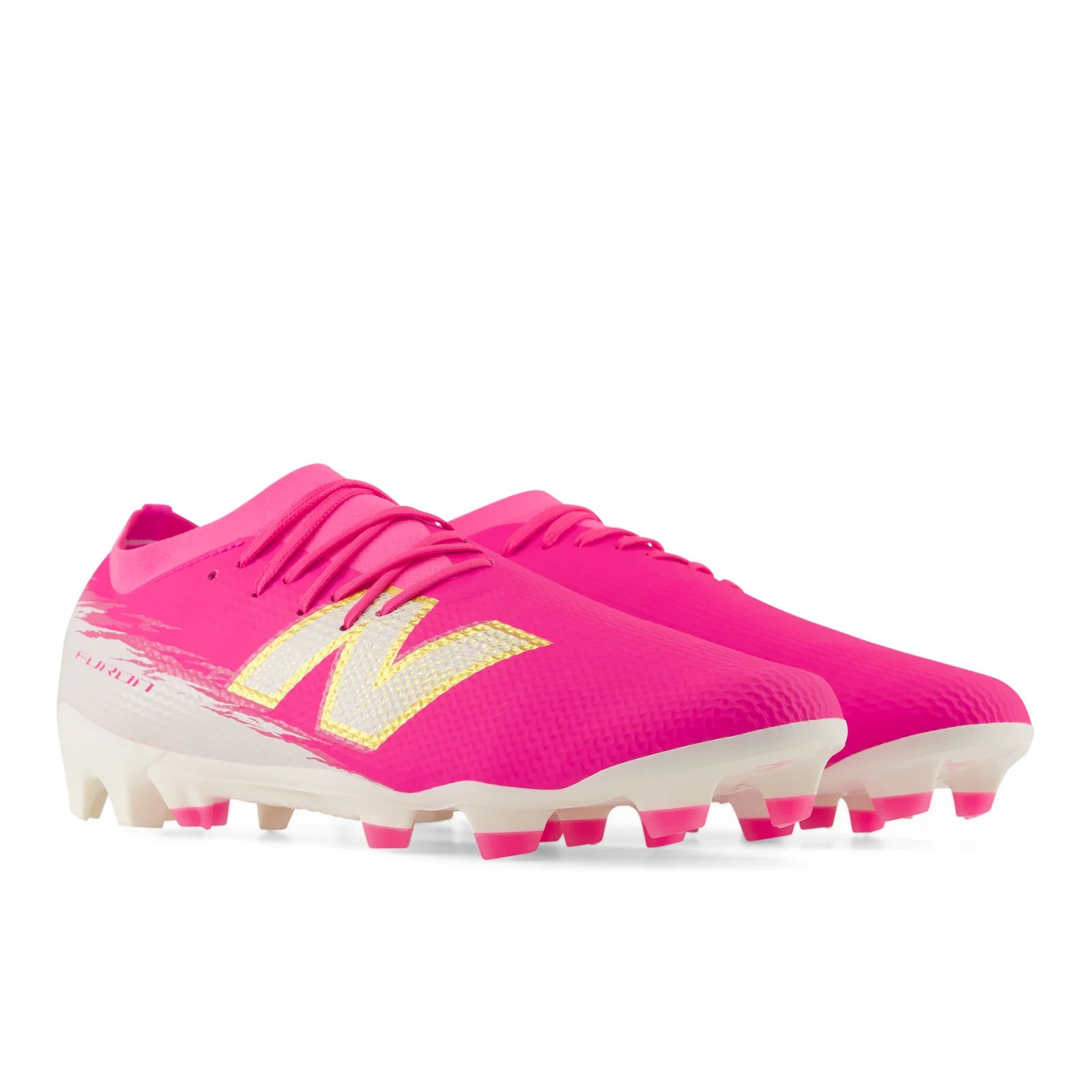 New Balance Furon Team V8 FG Firm Ground Mens Soccer Cleats Pink Heat