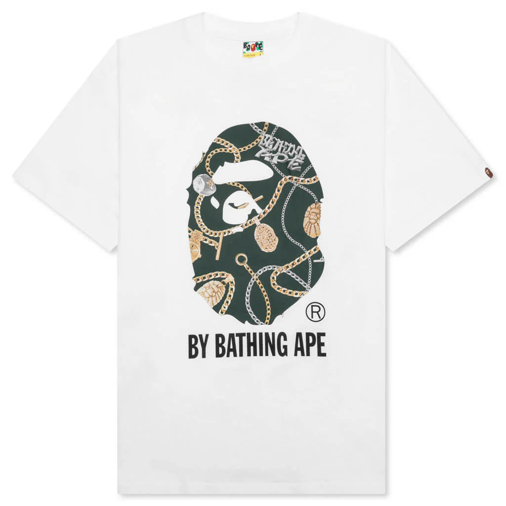 Bape Jewels by Bathing Ape Tee White