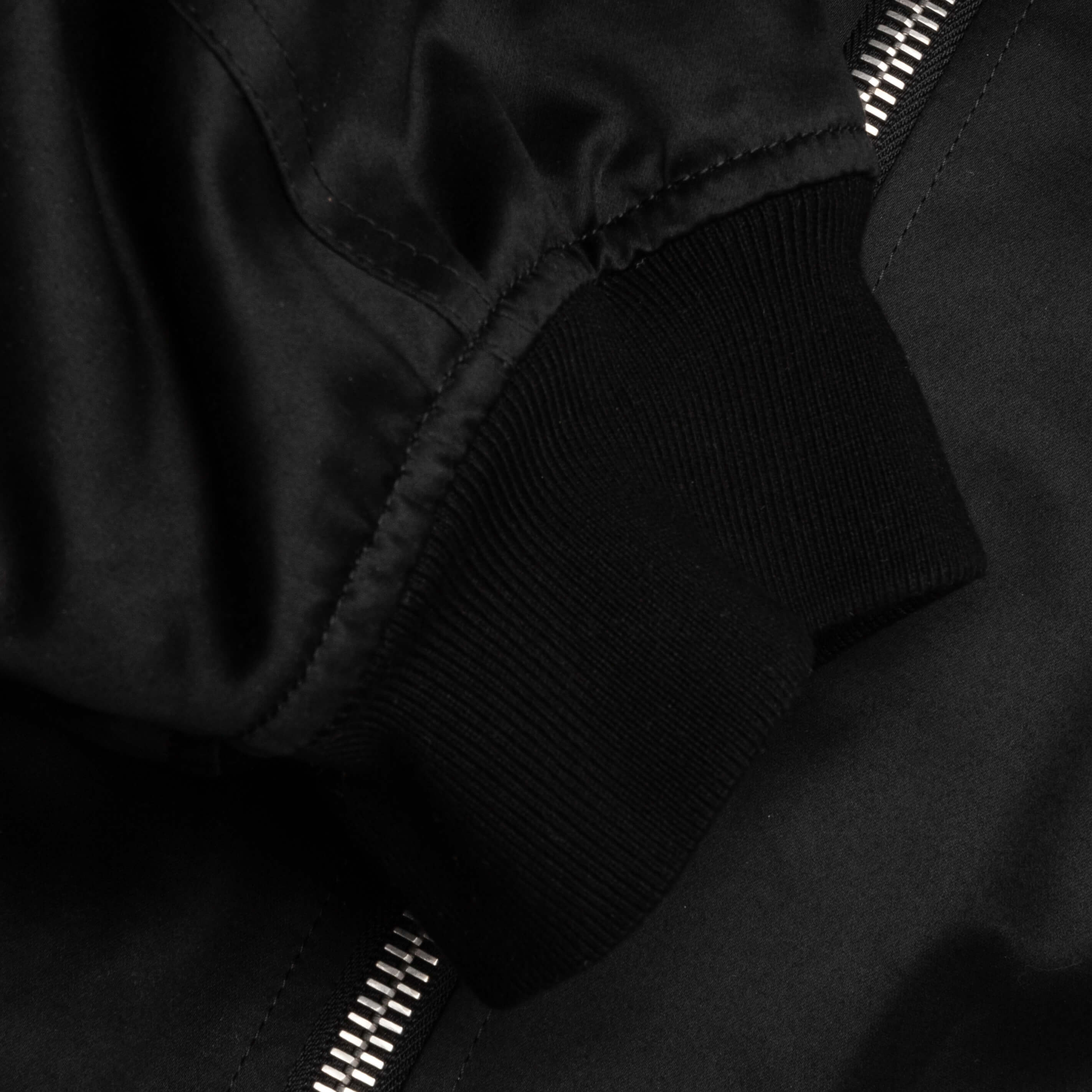 Oversized Bomber Jacket Pitch Black