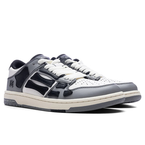 Womens Varsity Skel Top Low Black