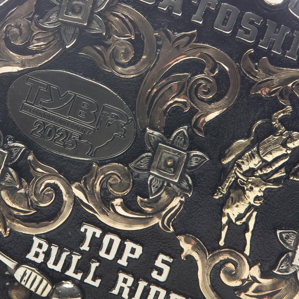 Top 5 Bull Rider Studded Belt Black