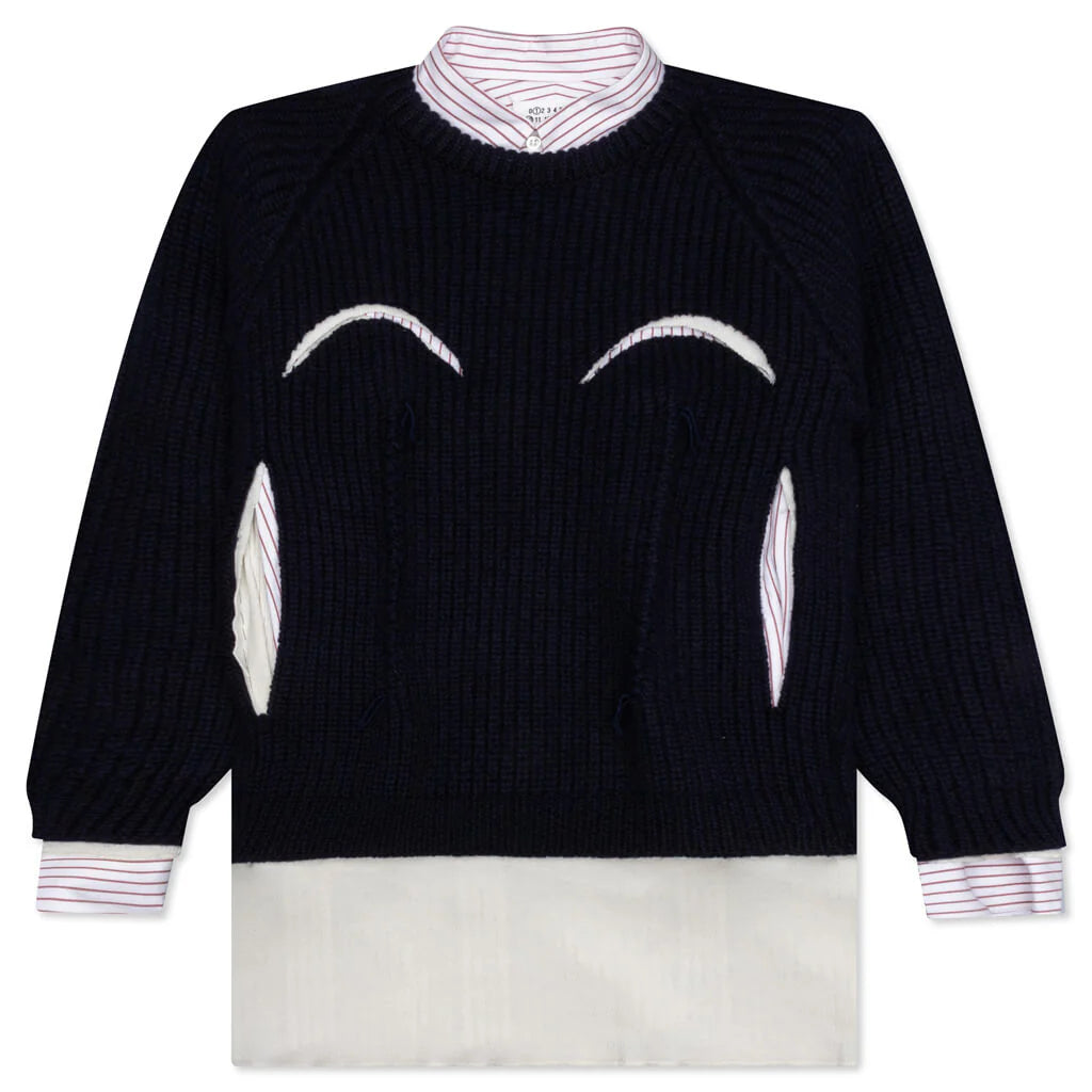 Layered Shirt White Midnight
