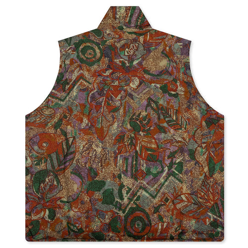 Multi Pocket Zipped Padding Vest EZO Forest