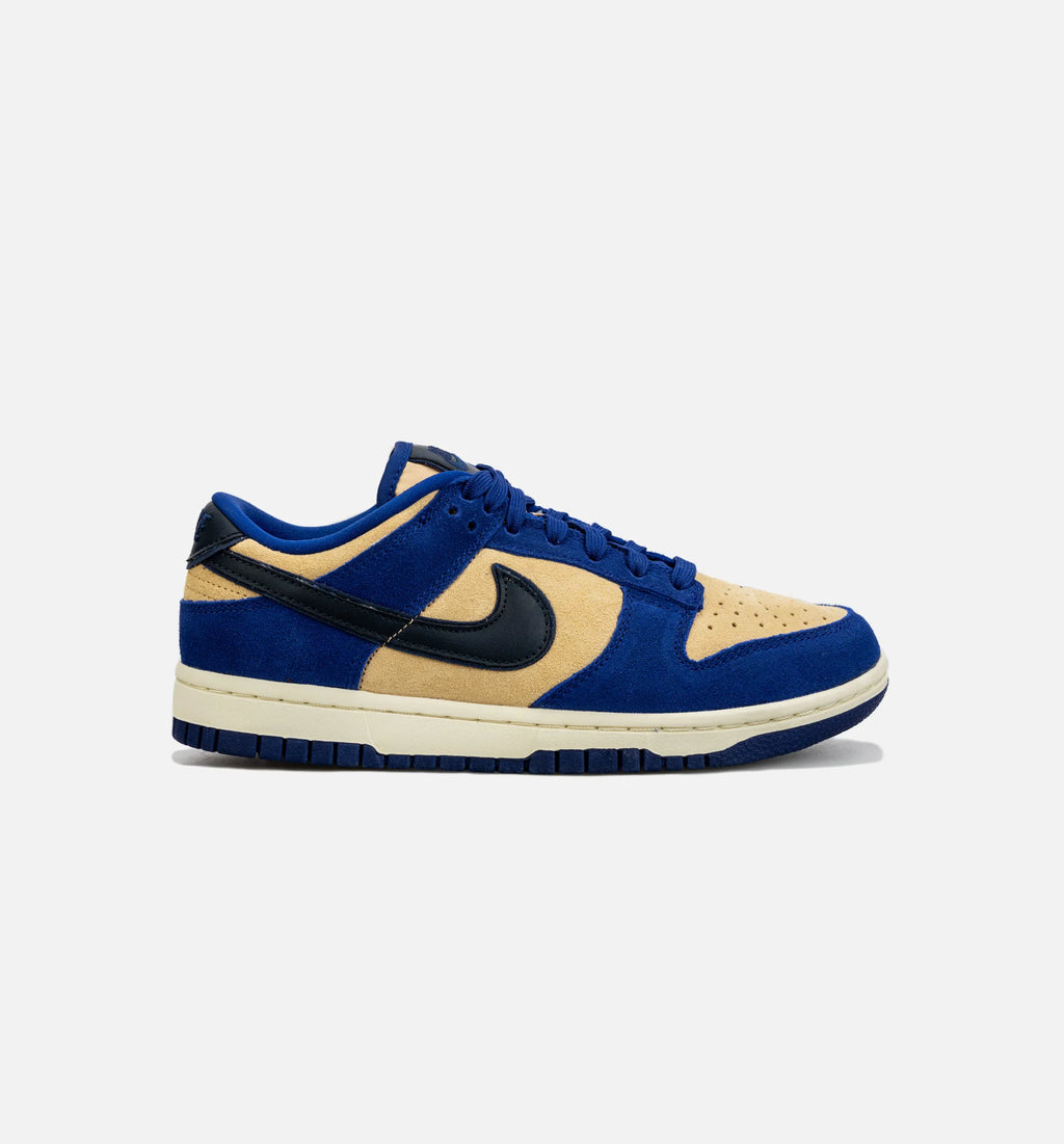 Dunk Low LX Blue Suede Womens Lifestyle Shoe Blue Beige Free Shipping