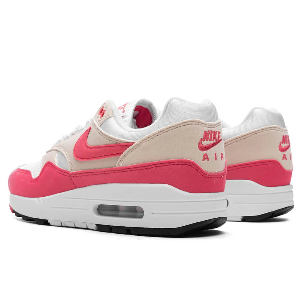 Womens Air Max 1 87 White Aster Pink Light Orewood Brown Black