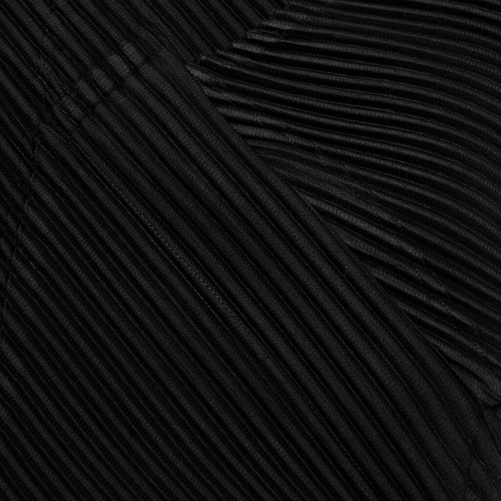 September Turtle Neck L S Button Up Black