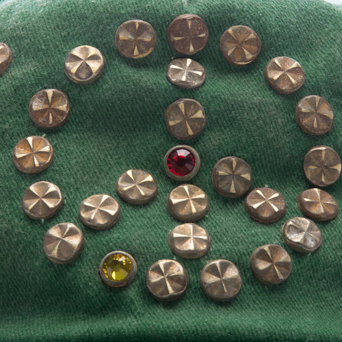 Studded Wrap Around Hat Green