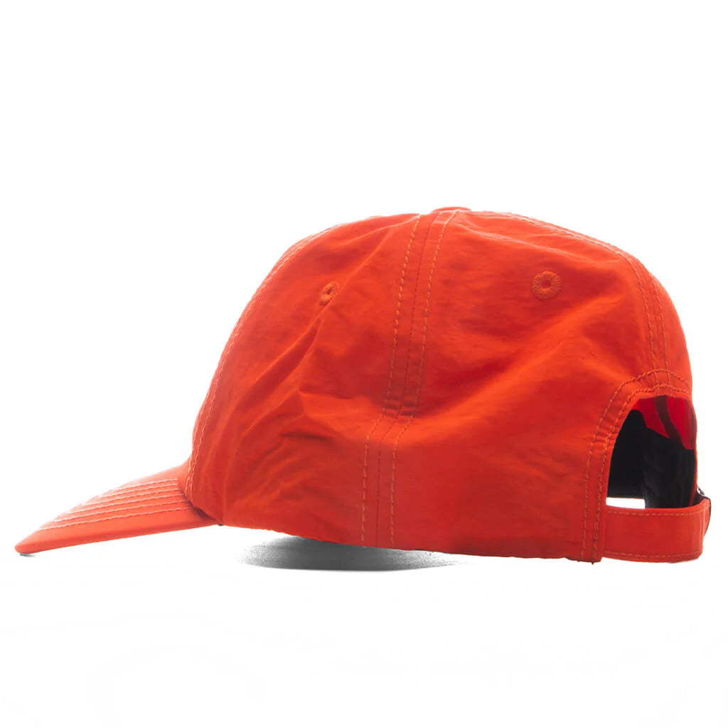6 Panel Nylon Cap Orange