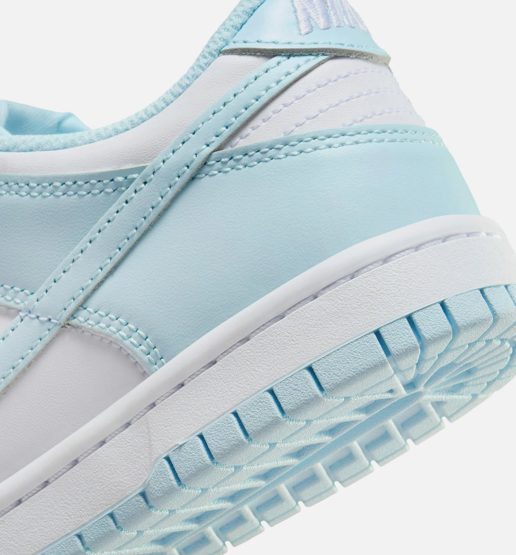 Dunk Low Glacier Blue Grade School Lifestyle Shoe White Glacier Blue