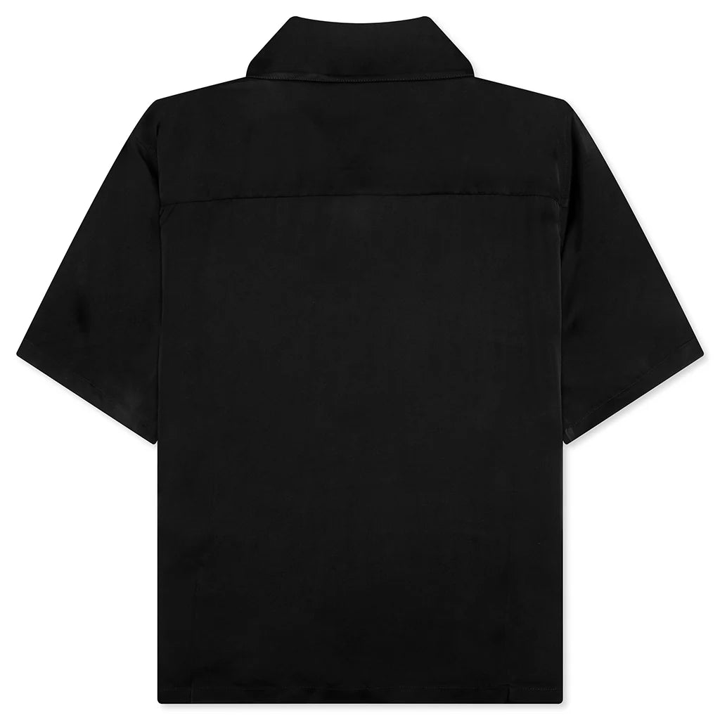 Fluid Viscose Shirt Black