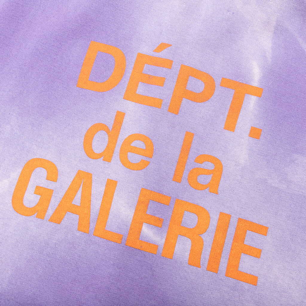 French Zip Hoodie Purple