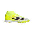 adidas F50 League Mid Cut TF Turf Mens Soccer Cleats Yellow Black Red