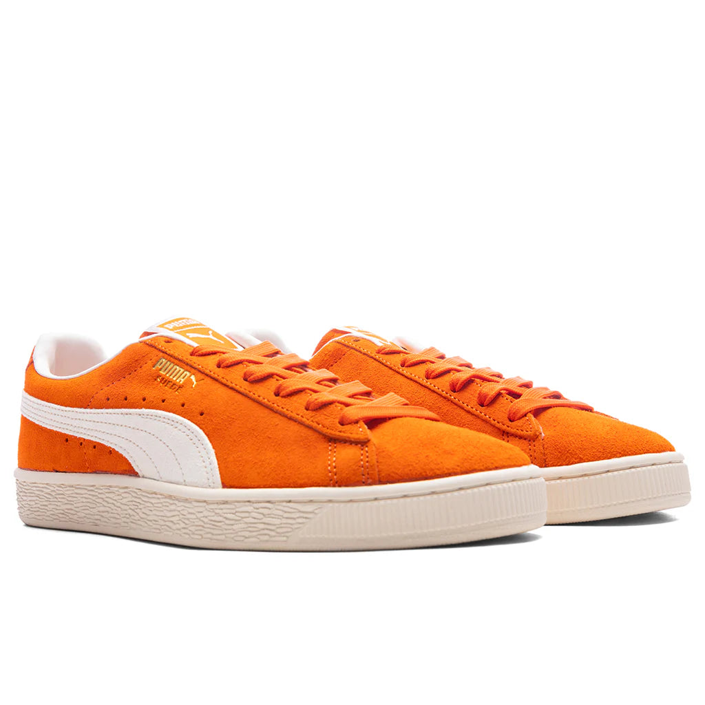 Suede Charles F Stead IV Orange Glow White