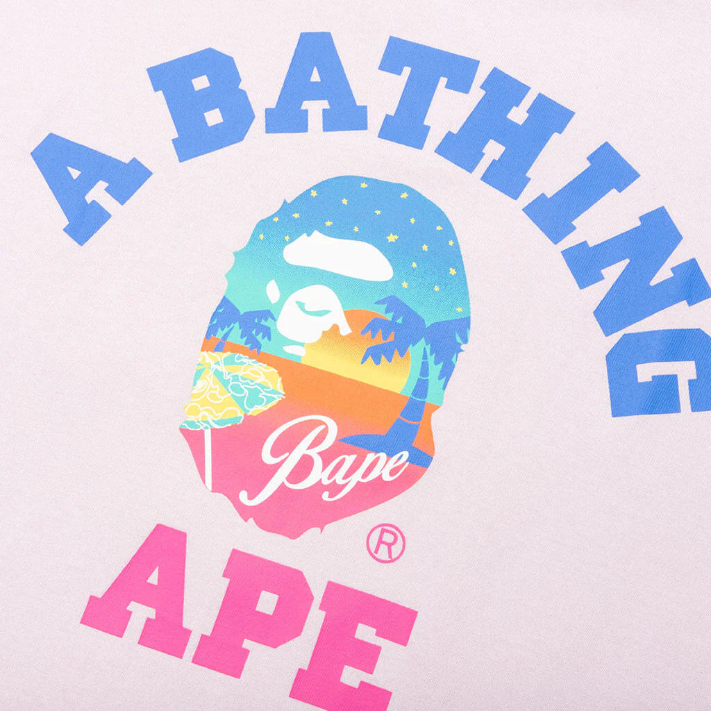 Bape Sunset Beach Tee Purple