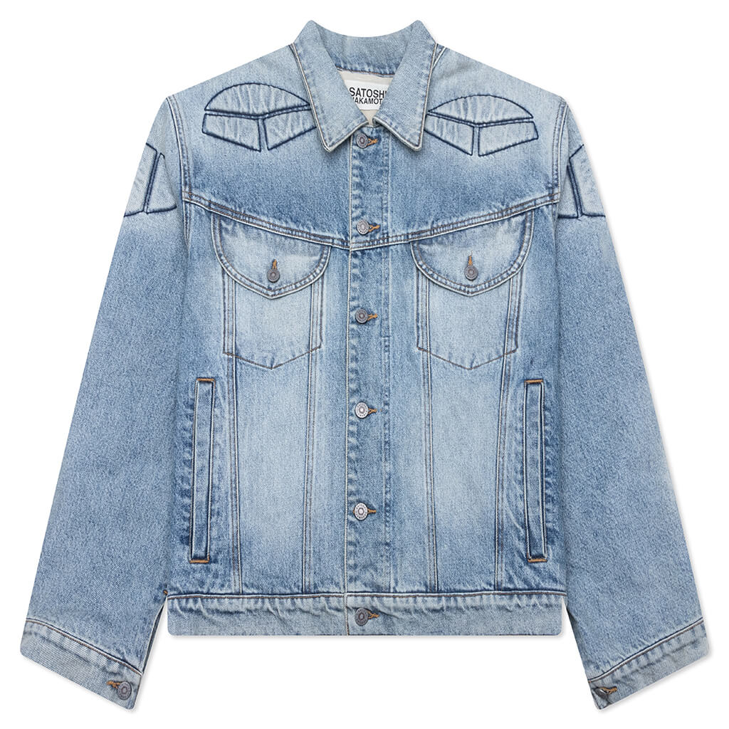 Denim Moto Jacket Blue Denim