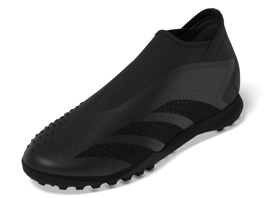 adidas Predator Accuracy3 Laceless Turf Soccer Cleats Black Black White