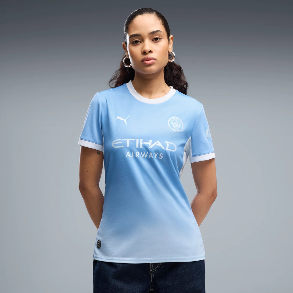 PUMA Manchester City Home Womens Soccer Jersey 2026 Light Blue Icy Blue