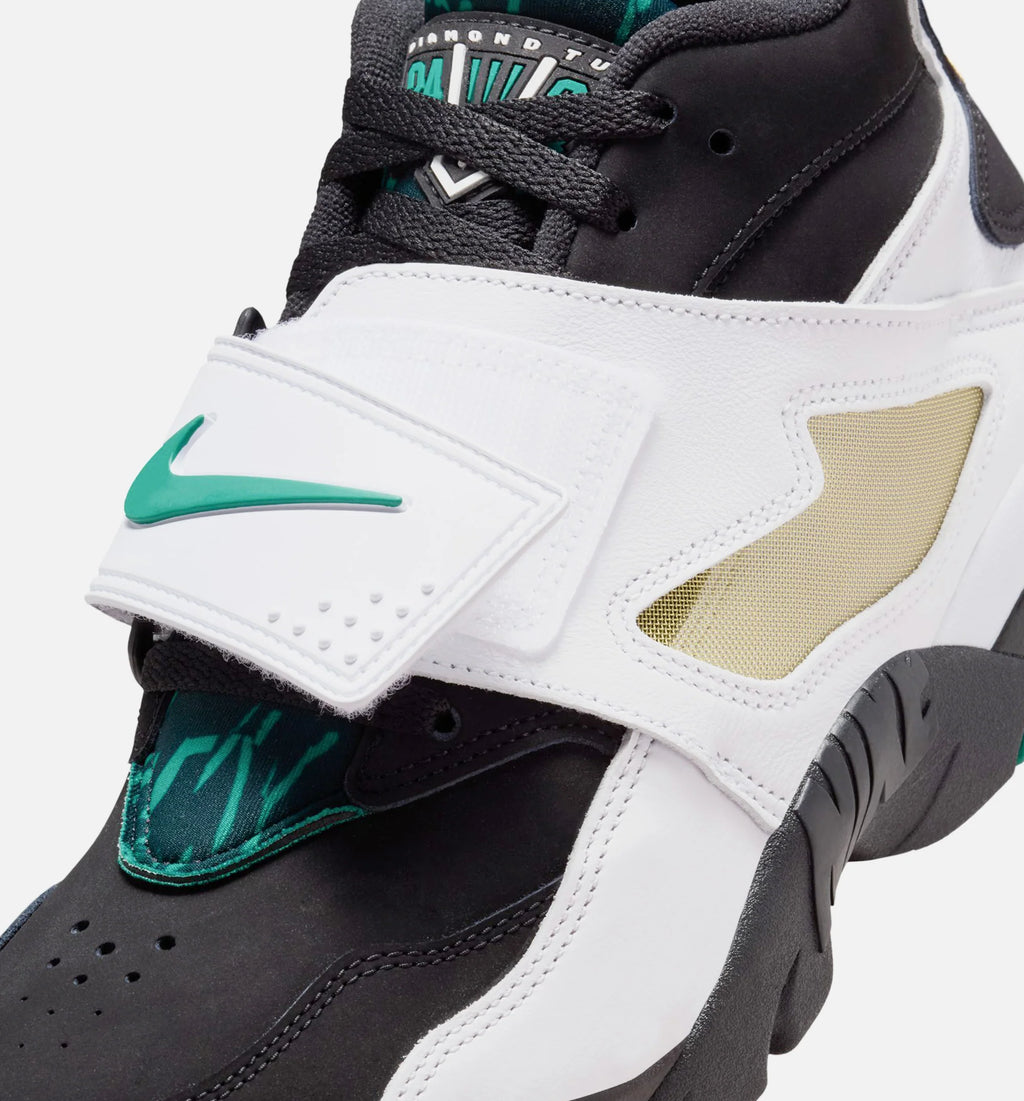 Air Diamond Turf 93 Mens Lifestyle Shoe Black Mystic Green White Golden Tussah