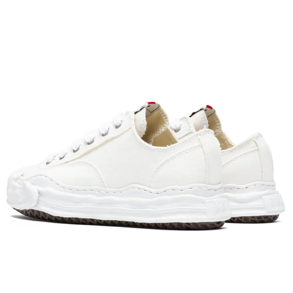Hank Low OG Sole Toe Cap Canvas Sneaker White