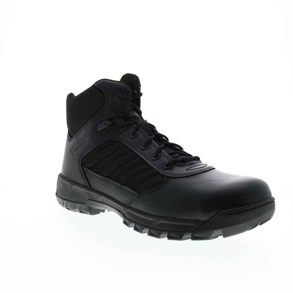Bates Tactical Sport 2 Mid Side Zip E03161 Mens Black Leather Tactical Boots