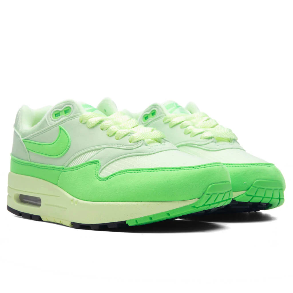 Womens Air Max 1 87 Vapor Green Green Strike Barely Volt