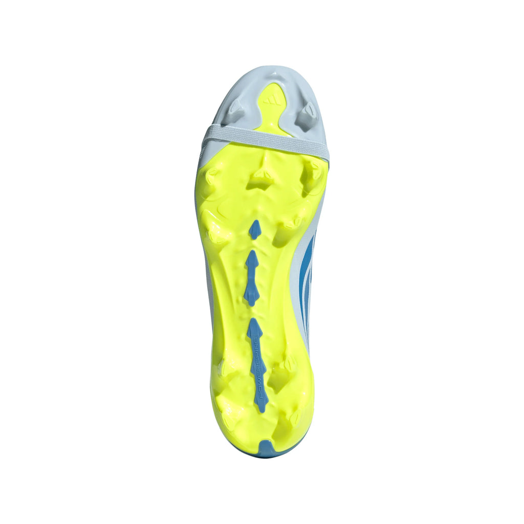 adidas Predator League Fold Over Tongue FG Firm Ground Mens Soccer Cleats Sky Blue Yellow