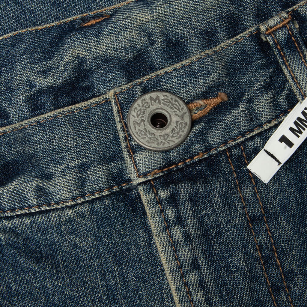 Flare Tapered Jeans Indigo