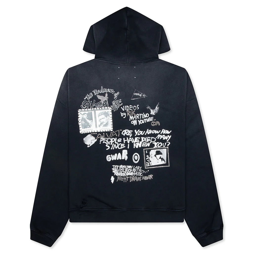 Birdman Of Silver Lake Hooded Sweatshirt Black