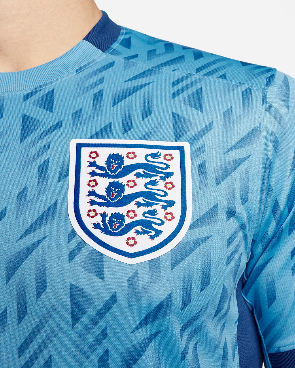 Nike England Away Jersey 23 Coast Gym Blue White