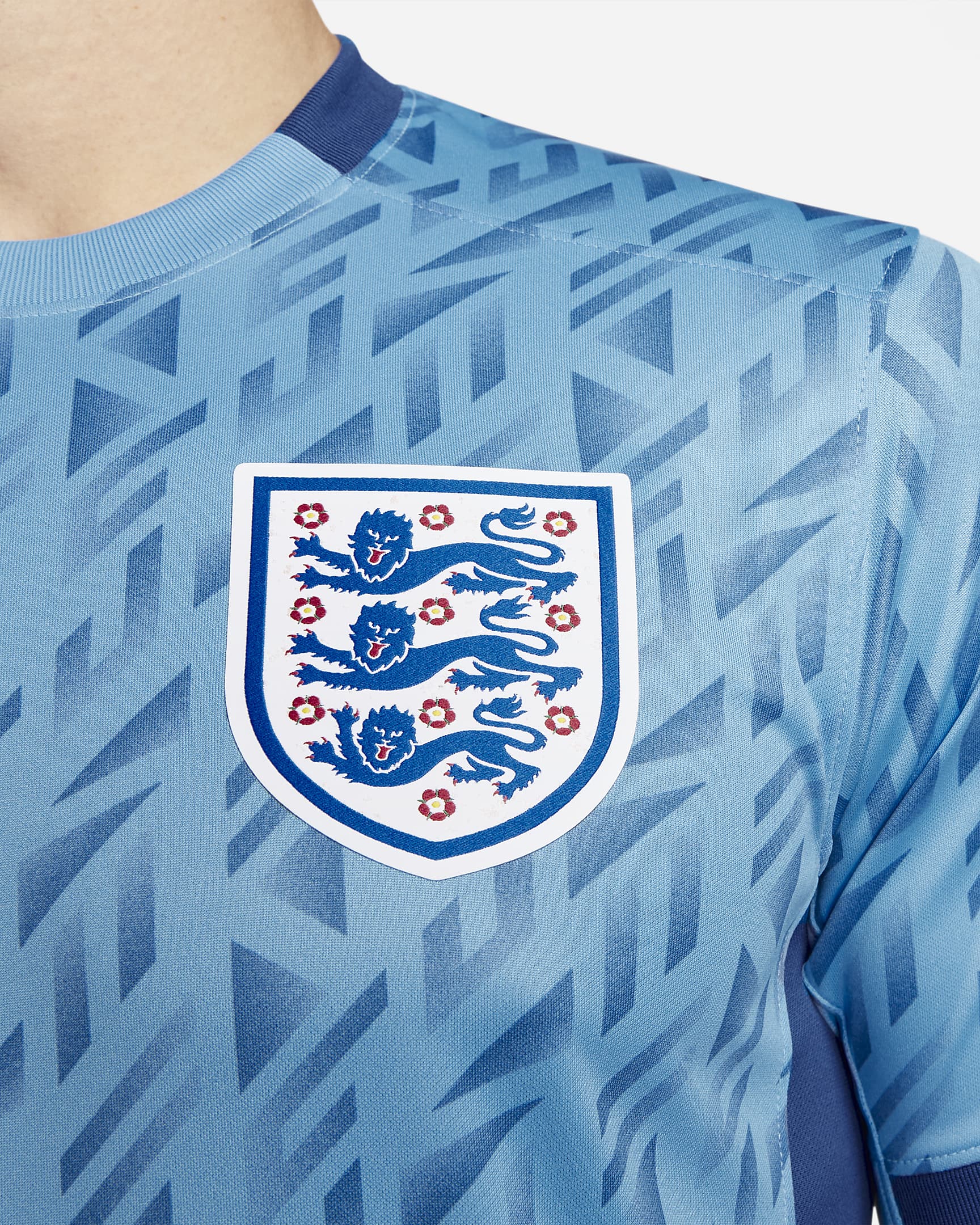 Nike England Away Jersey 23 Coast Gym Blue White