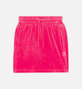 Jeremy Scott Velour Skirt Womens Skirt Pink