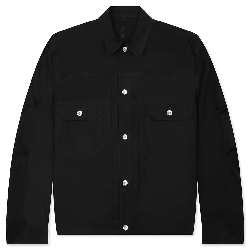 Cotton Typewriter Jacket Black