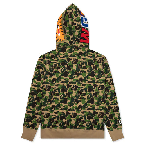 Abc Camo Shark Full Zip Hoodie Green