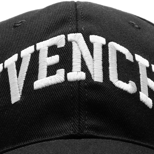 College Embroidered Cap Black