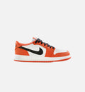 Air Jordan 1 Low OG Starfish Grade School Lifestyle Shoe Orange Black White Limit One Per Customer