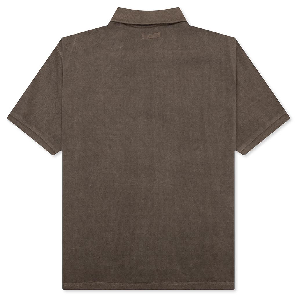 Pigment Dyed Pique Polo Taupe