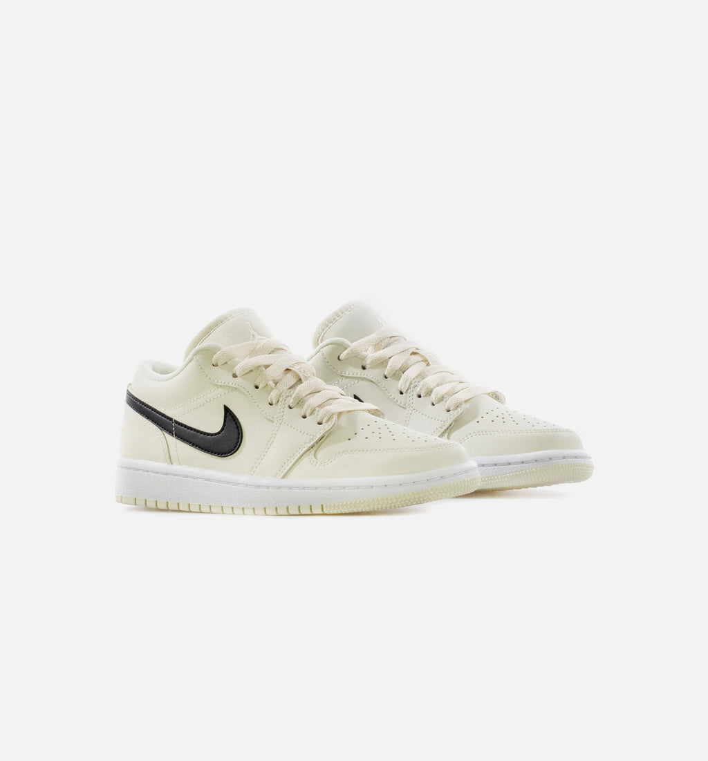 Air Jordan 1 Low Womens Lifestyle Shoe Cream Black White Limit One Per Customer