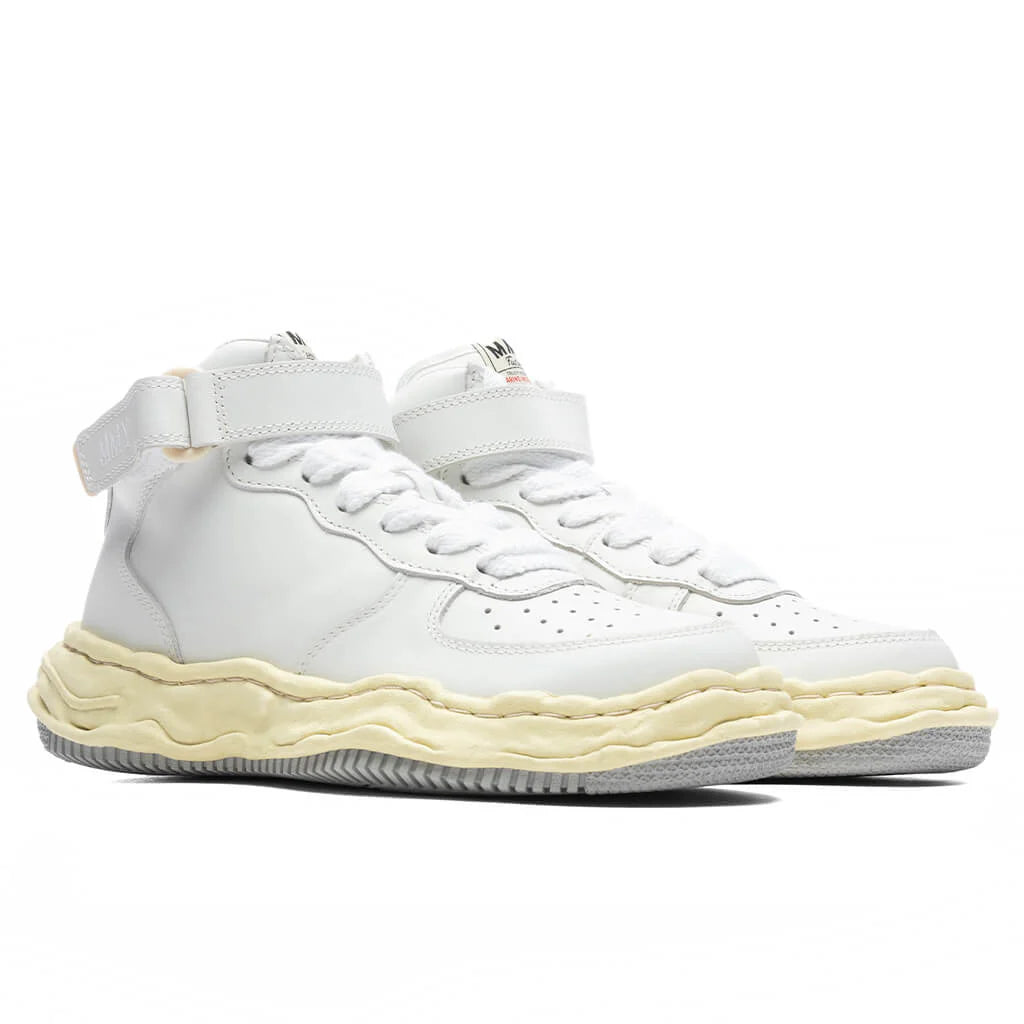 Wayne Vintage Color Sole Leather High White