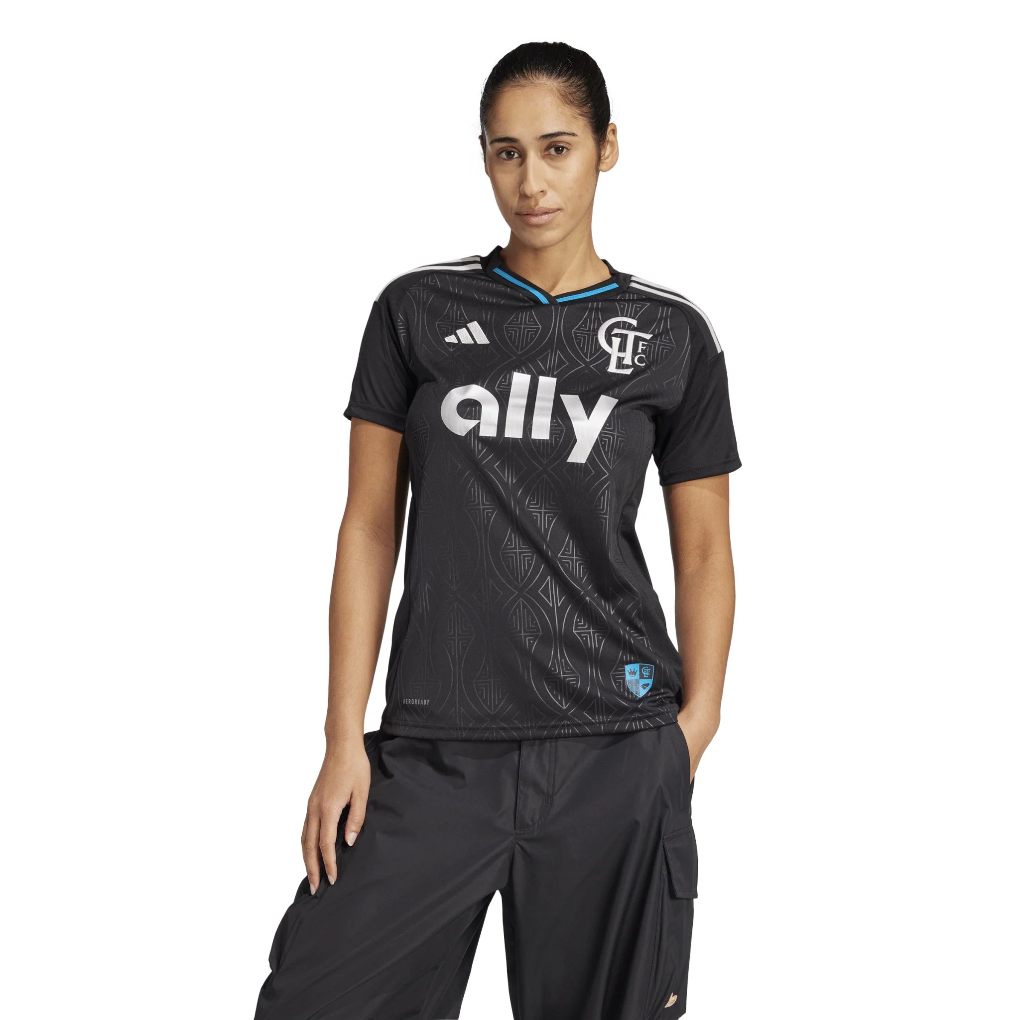 adidas Womens Charlotte Away Jersey 25 Black