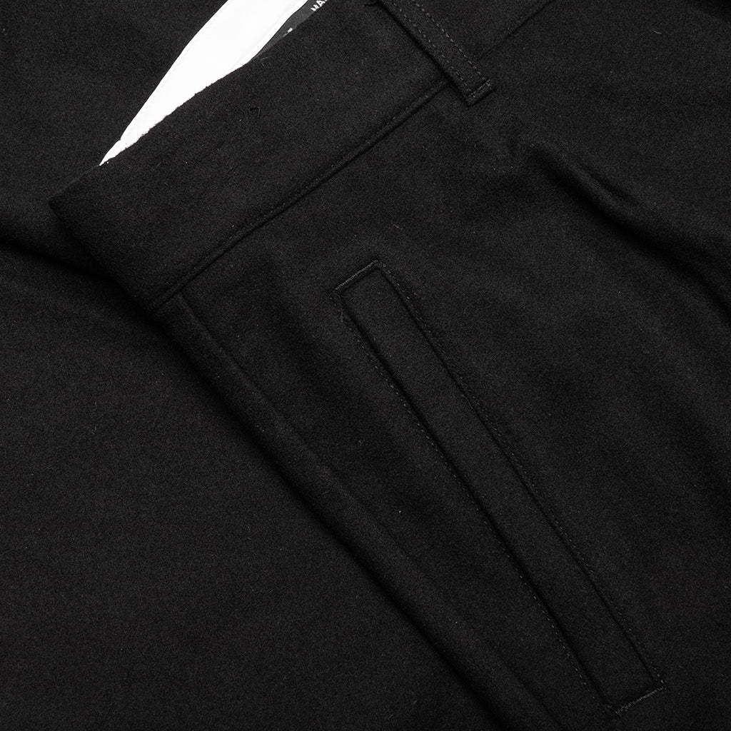 Suiting Pleated Trousers Black