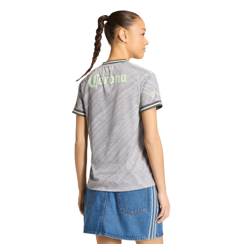adidas Club America Third Womens Soccer Jersey 25 26 Grey