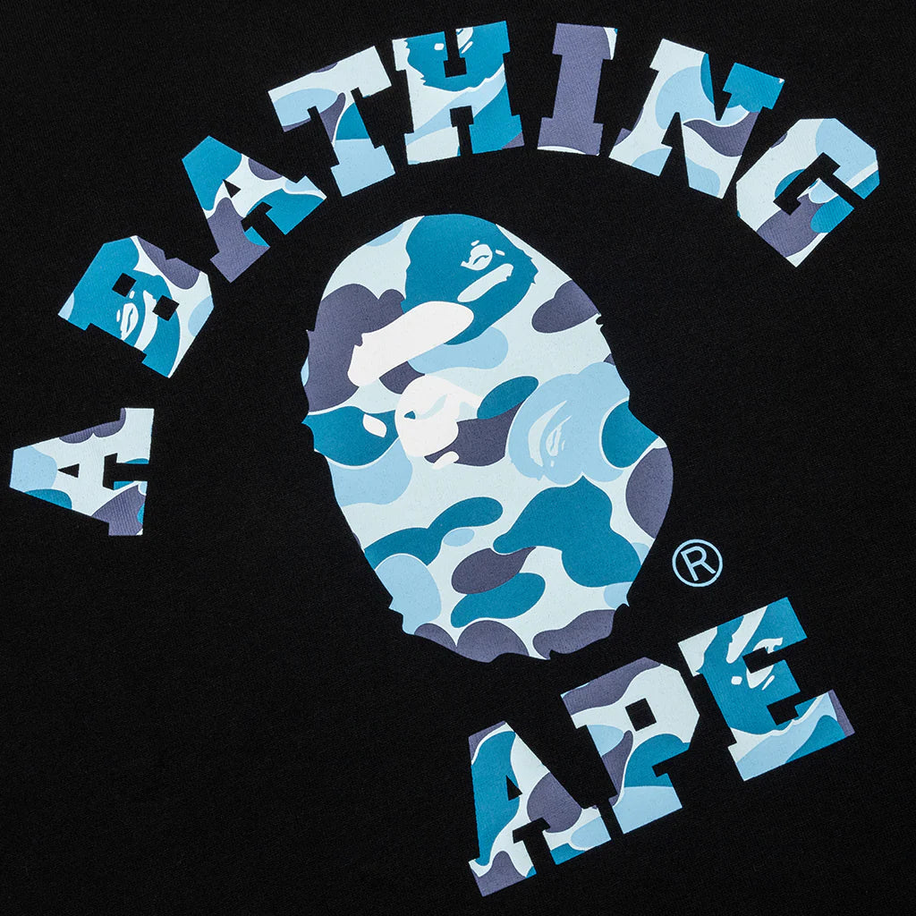 Abc Camo College Tee Black Blue