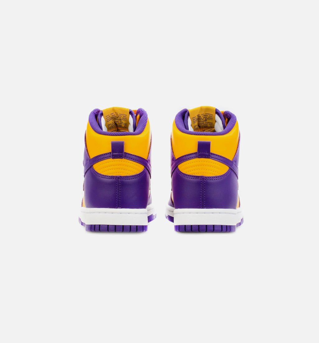Dunk High Court Purple Mens Lifestyle Shoe Purple Yellow