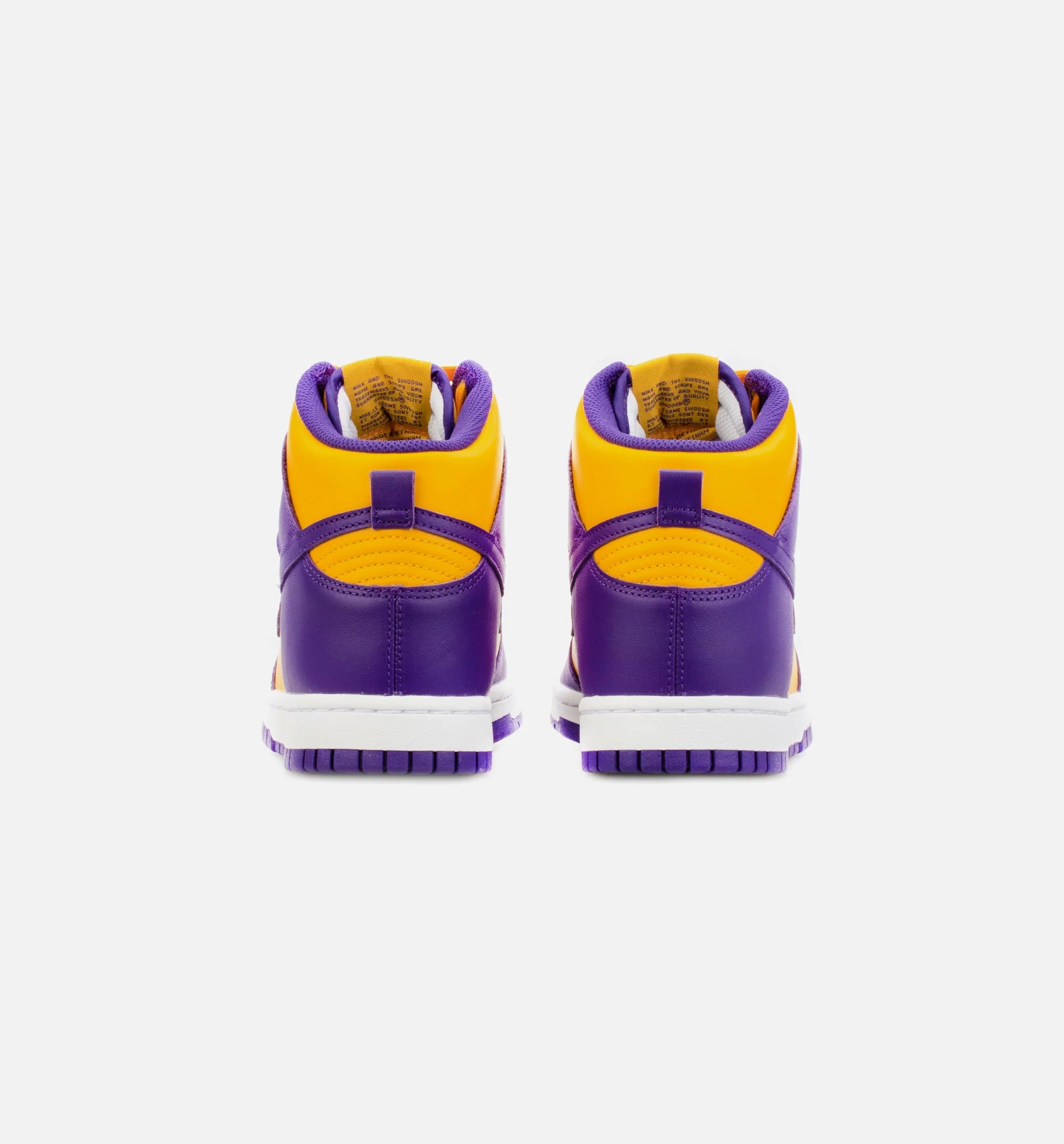 Dunk High Court Purple Mens Lifestyle Shoe Purple Yellow