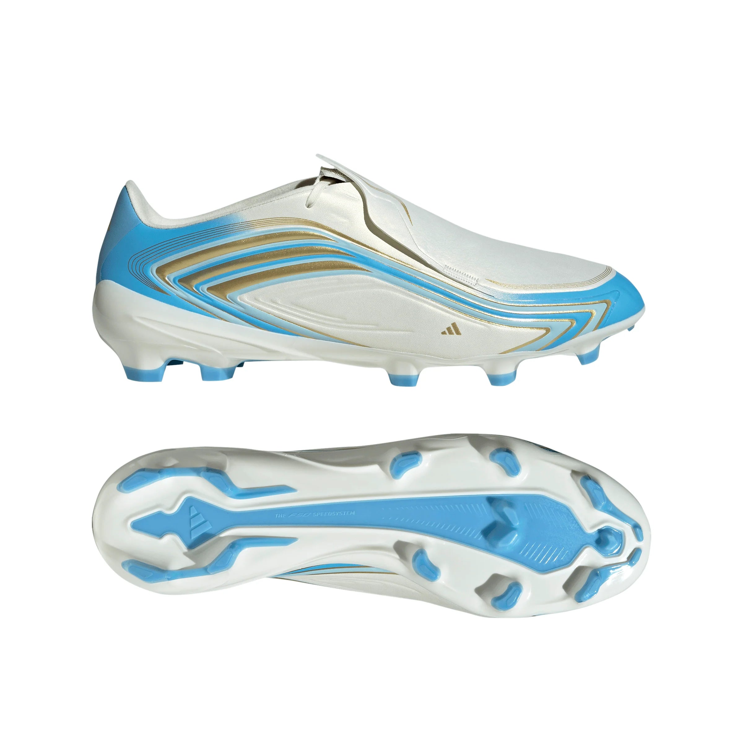 adidas F50 Messi League FG Firm Ground Mens Soccer Cleats Blue