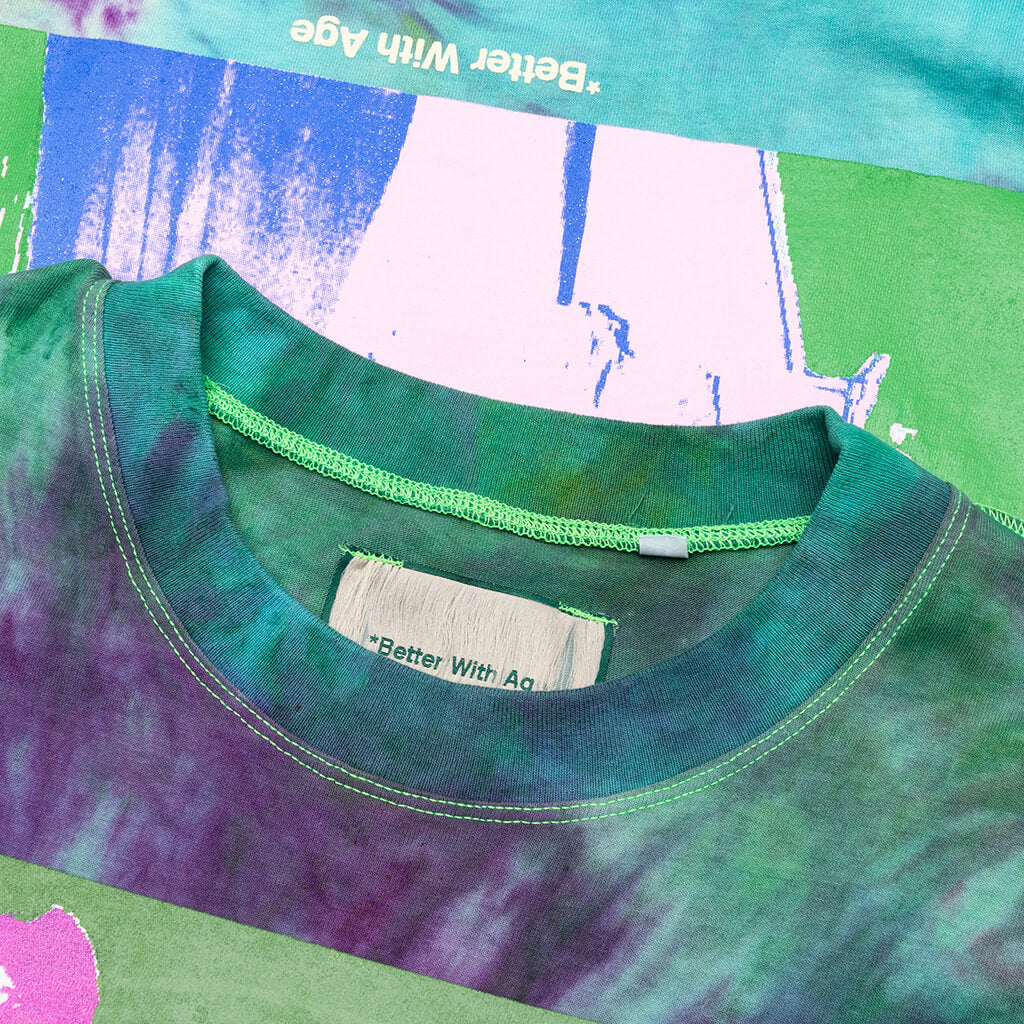 Encore Tie Dye Reversible L S Tee Multi