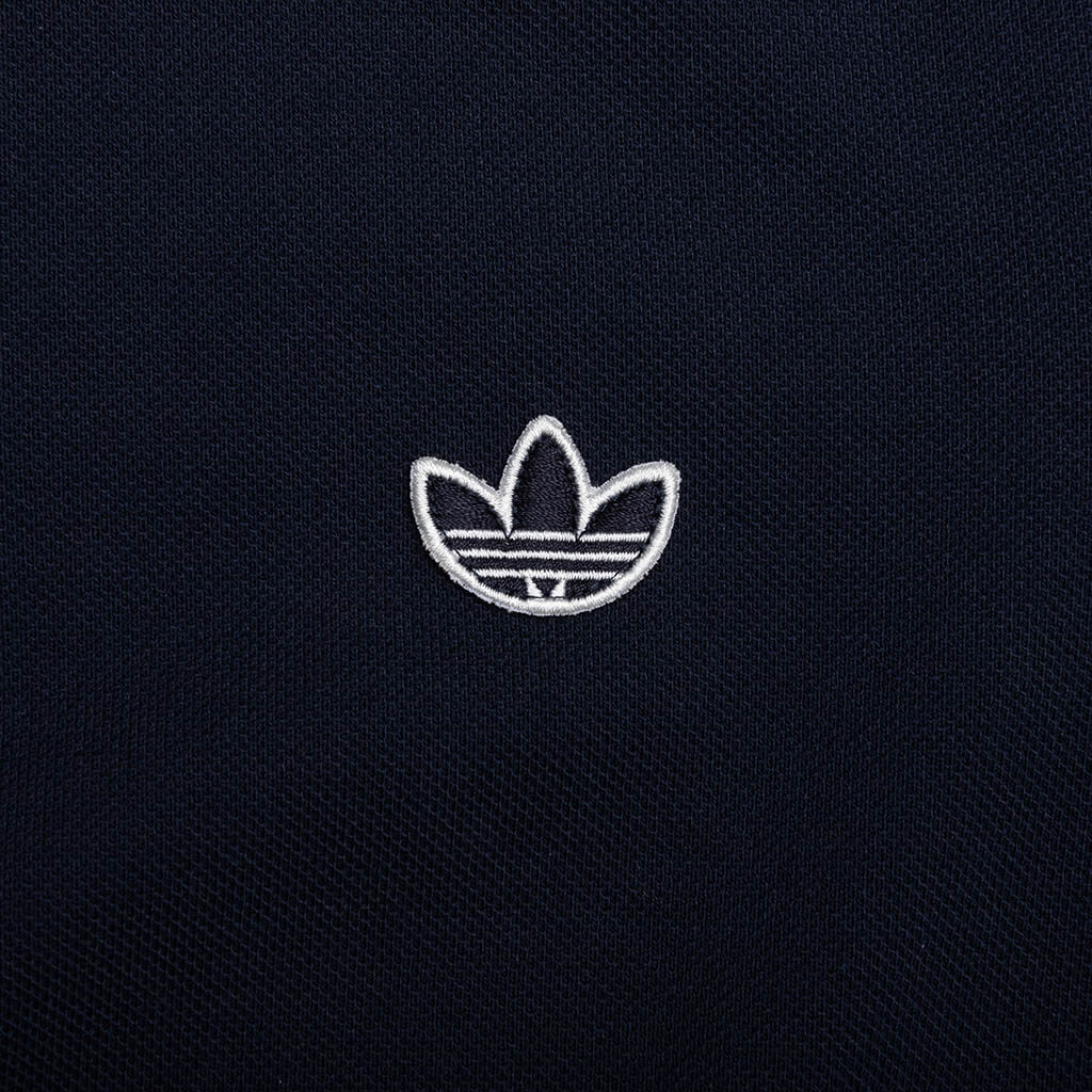 Womens Adidas x Sporty Rich Polo T Shirt Night Navy