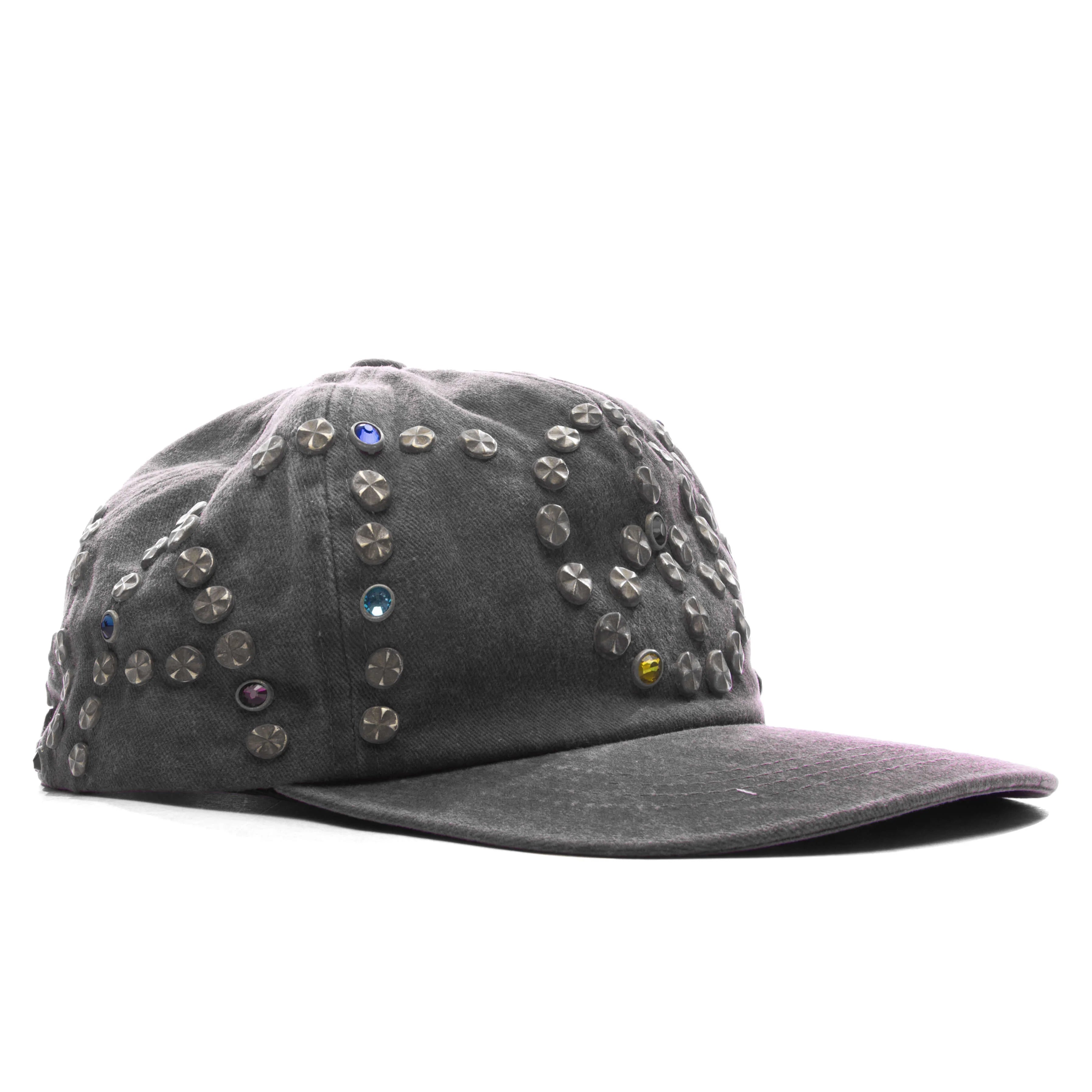 Studded Wrap Around Hat Black