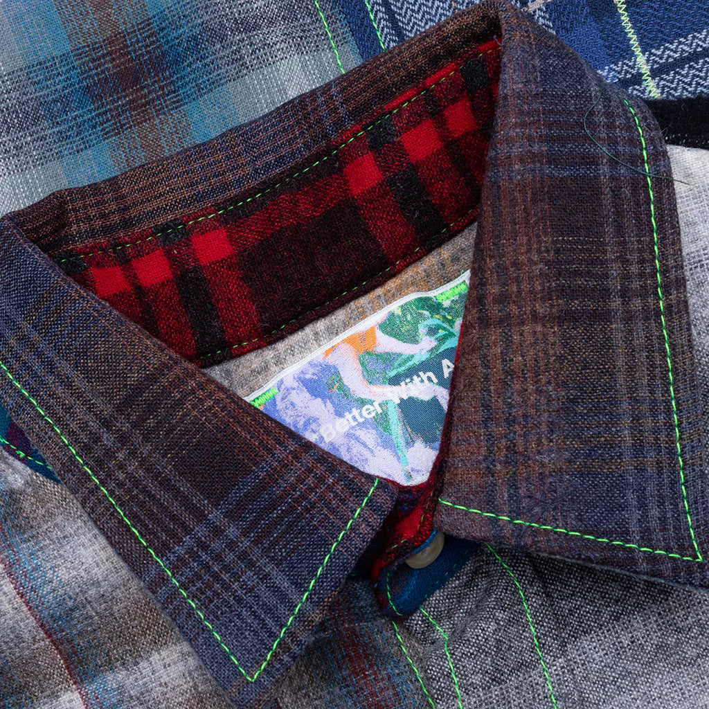 Better with Age x Pendleton Whitney Reversible Flannel Overshirt Multi
