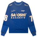 Mesh Moto Jersey Blue